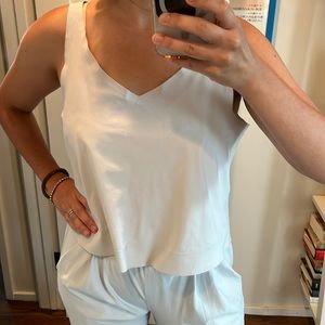 Aday Got the Scoop Tank in Cloud, Size Small